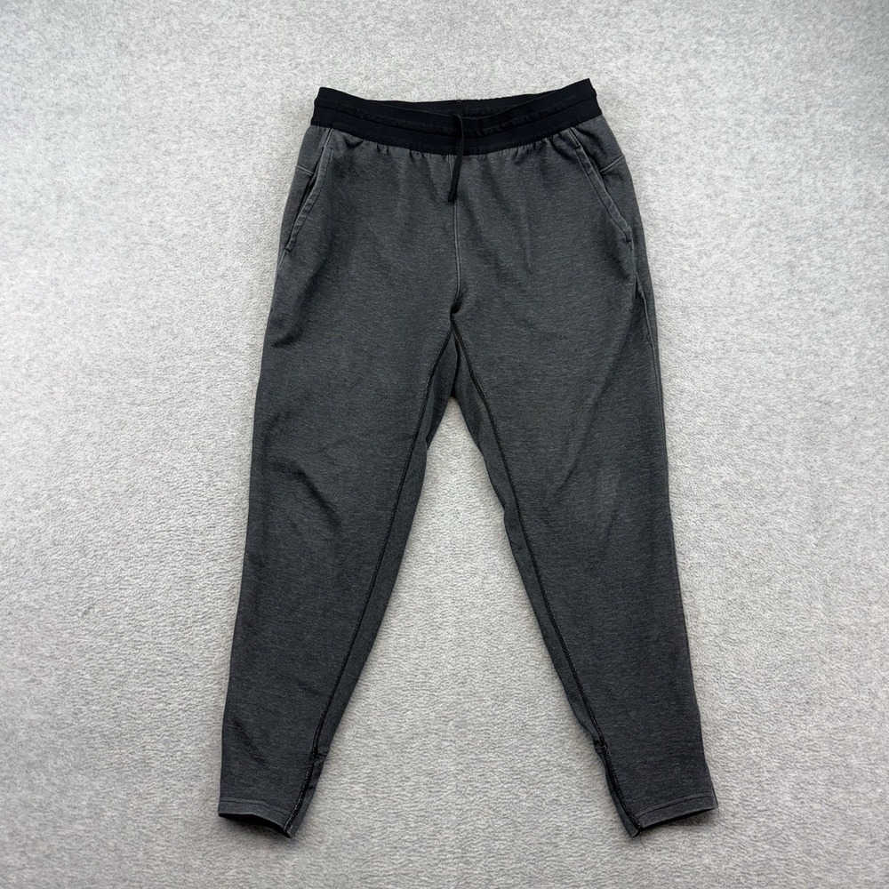 Nike Yoga‎ Restore Training Jogger Pants Mens Medium Black Dri Fit Black Heather